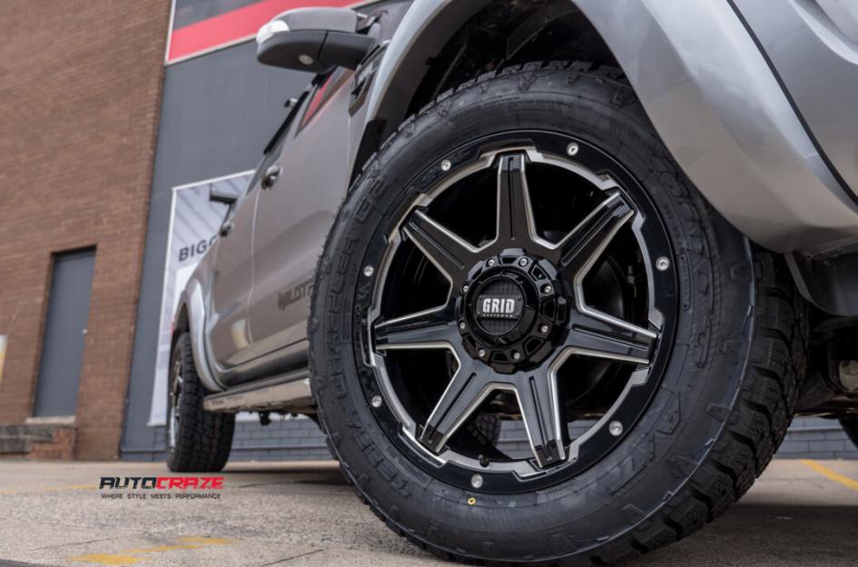 FORD RANGER GD06 GLOSS BLACK MILLED